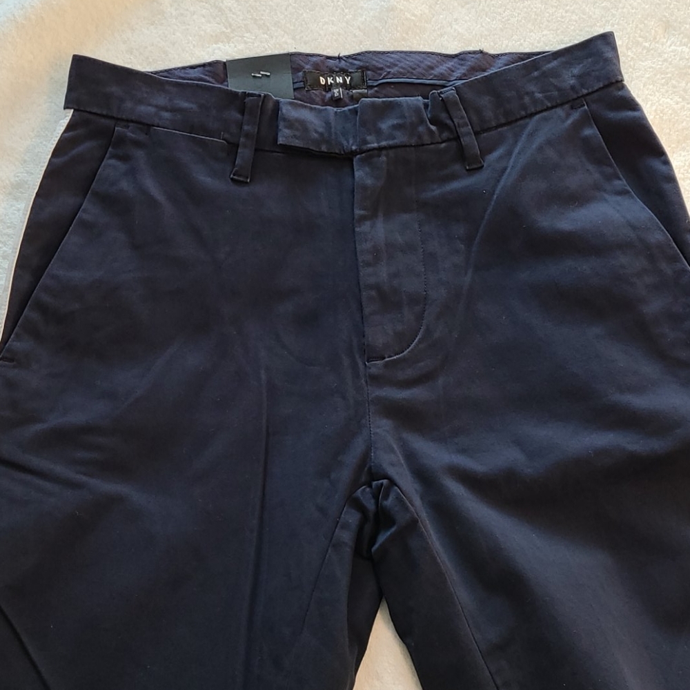 DKNY Chinos navy blue white stripe - Picture 8 of 16